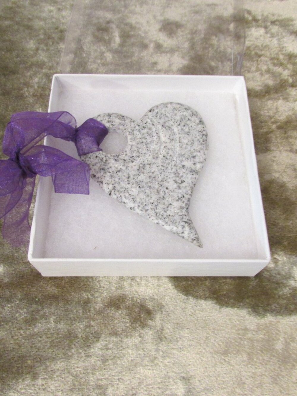 Granite Heart Ornament